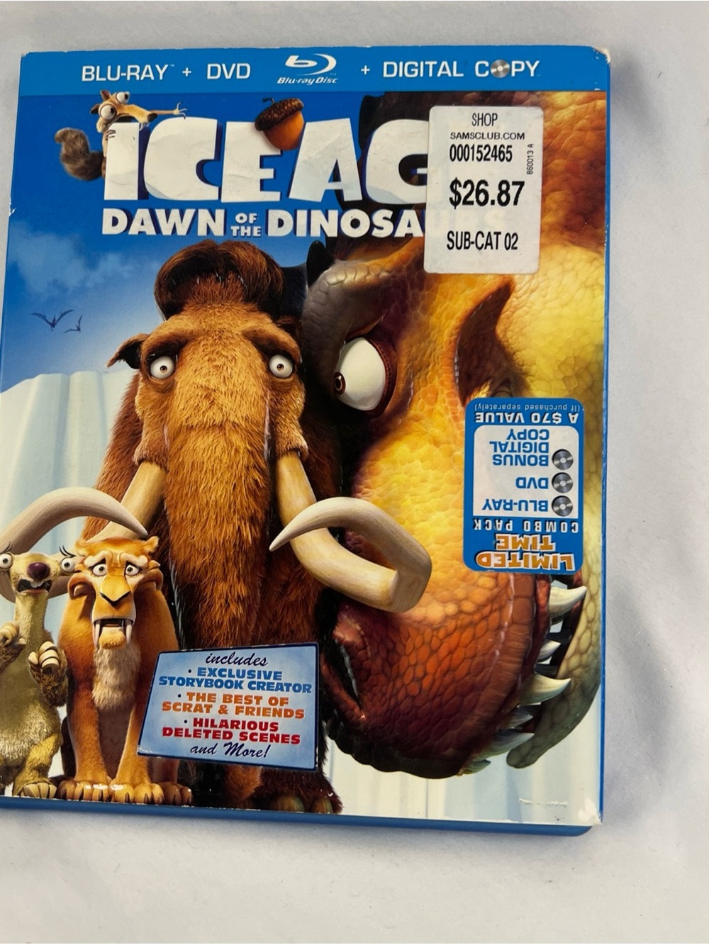 : Dawn of the Dinosaurs (Blu-ray + DVD + Digital) - Blue